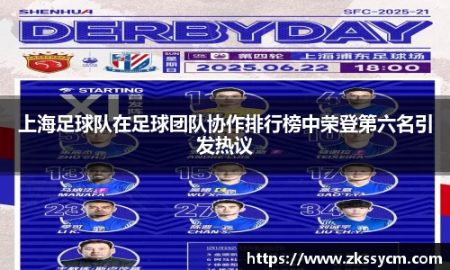 上海足球队在足球团队协作排行榜中荣登第六名引发热议
